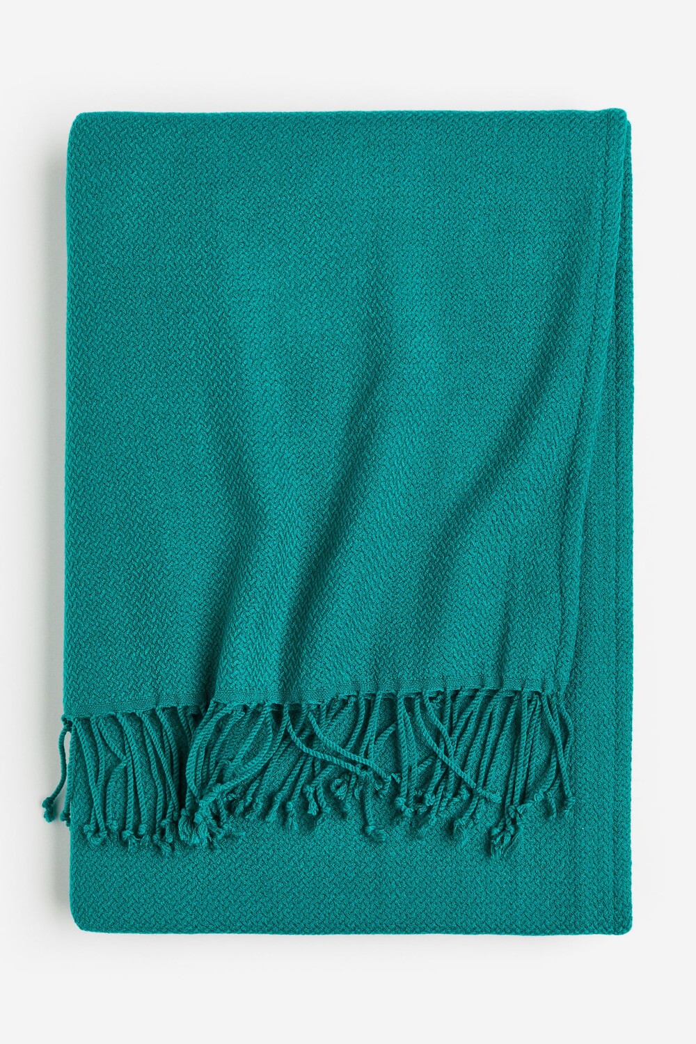 

Плед H&M Home Jacquard-weave, зеленый