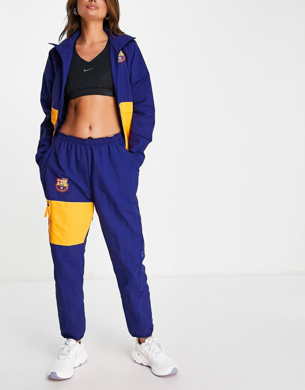 

Темно-синие джоггеры Nike Football FC Barcelona Dri-FIT
