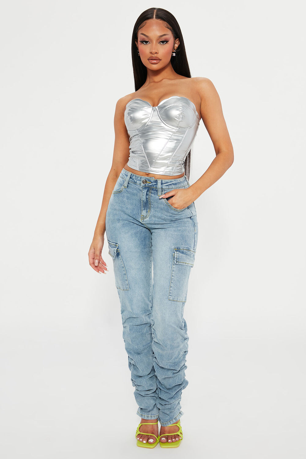 

Джинсы Fashion Nova LP10635BFN, синий