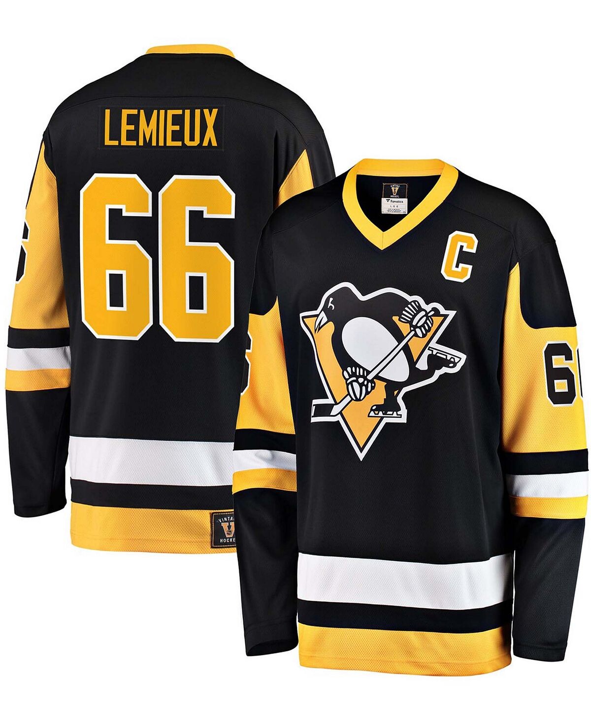 

Фирменная мужская футболка mario lemieux pittsburgh penguins premier breakaway для пенсионеров Fanatics, черный