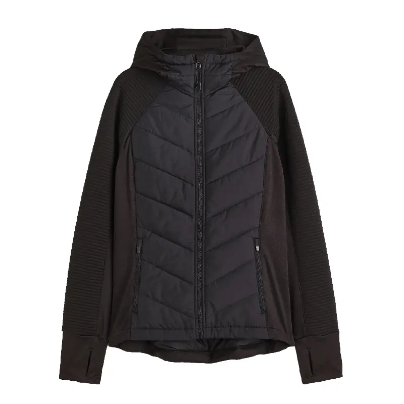 

Куртка H&M Padded Hooded, черный