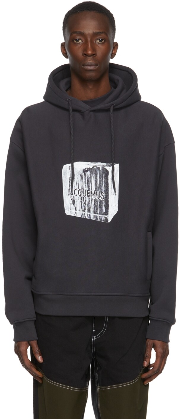 

Худи 'Le Sweatshirt Glaçon' черного цвета Jacquemus