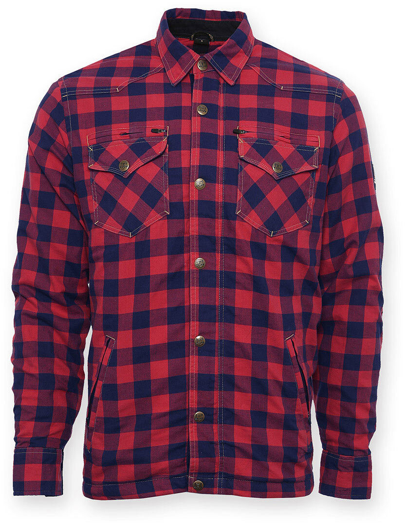 

Рубашка Bores Lumberjack с длинным рукавом, красный/синий