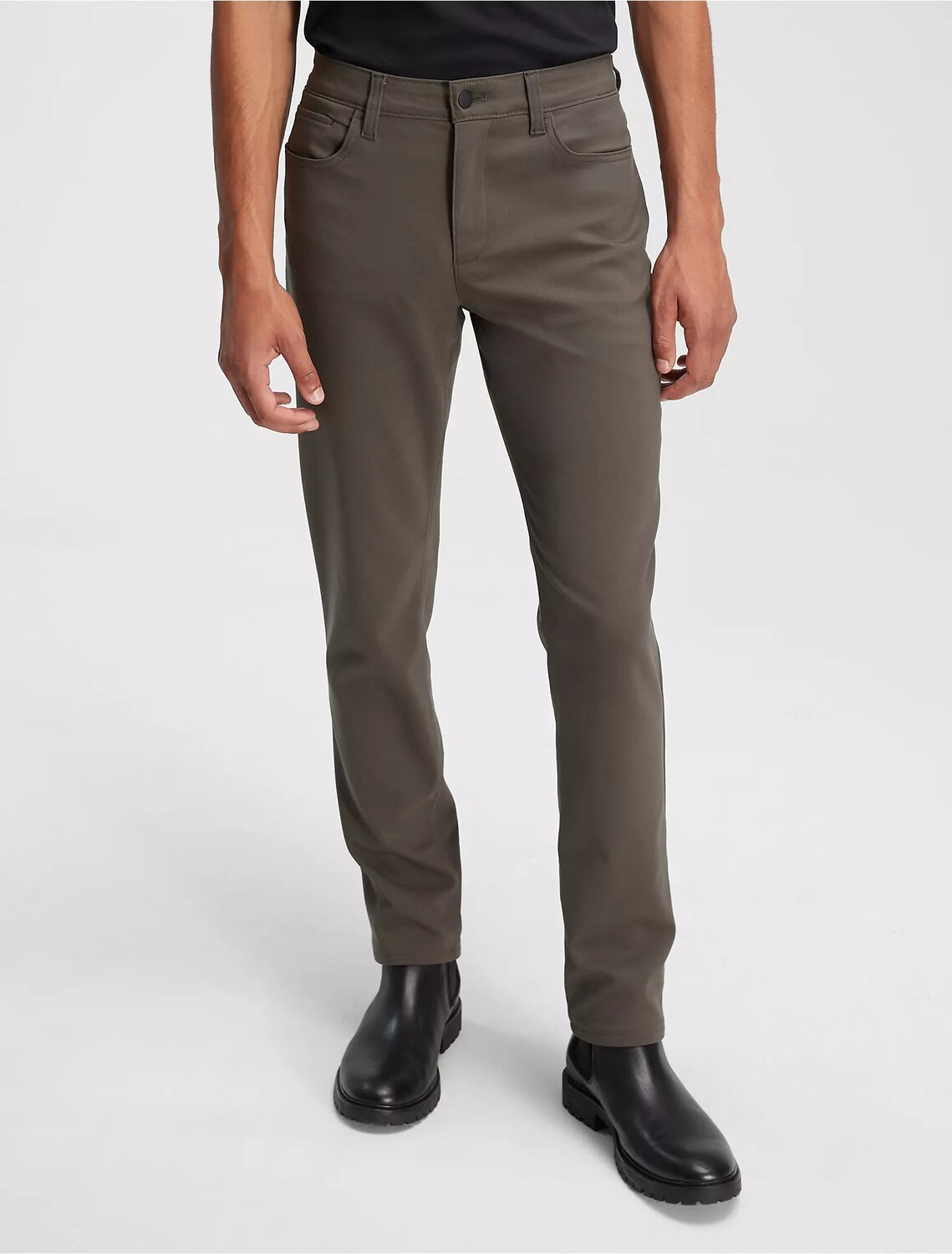 

Брюки Calvin Klein 5-Pocket, серо-зеленый