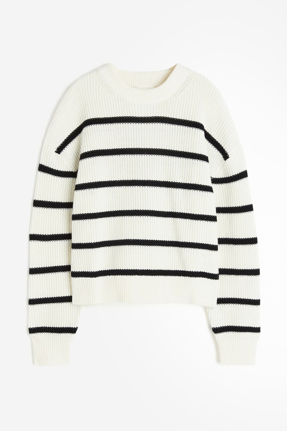 

Свитер H&M Everyday Fashion, белый/черный