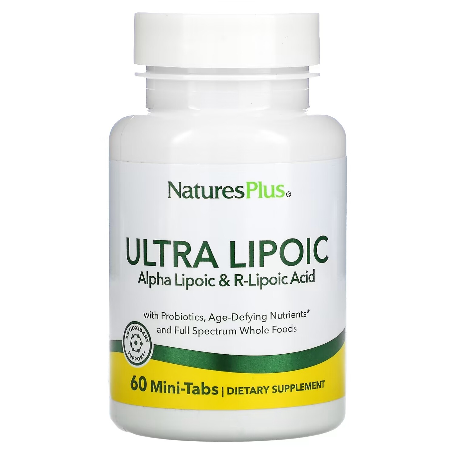 

NaturesPlus Ультра Липоевая, 60 мини-таблеток