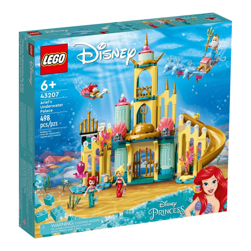 Конструктор LEGO Disney Princess 43207 Подводный дворец Ариэль конструктор подводный дворец ариэль 380 деталей
