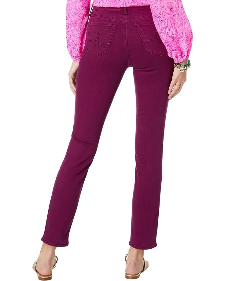 

Брюки Lilly Pulitzer South Ocean High Rise Ski, цвет Amarena Cherry