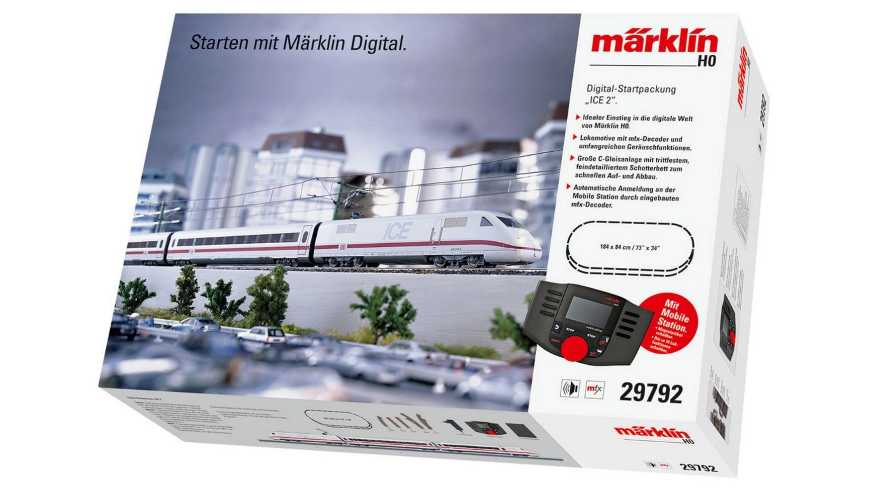 

Цифровой стартовый комплект ice 2 230 в h0 v db ag Märklin