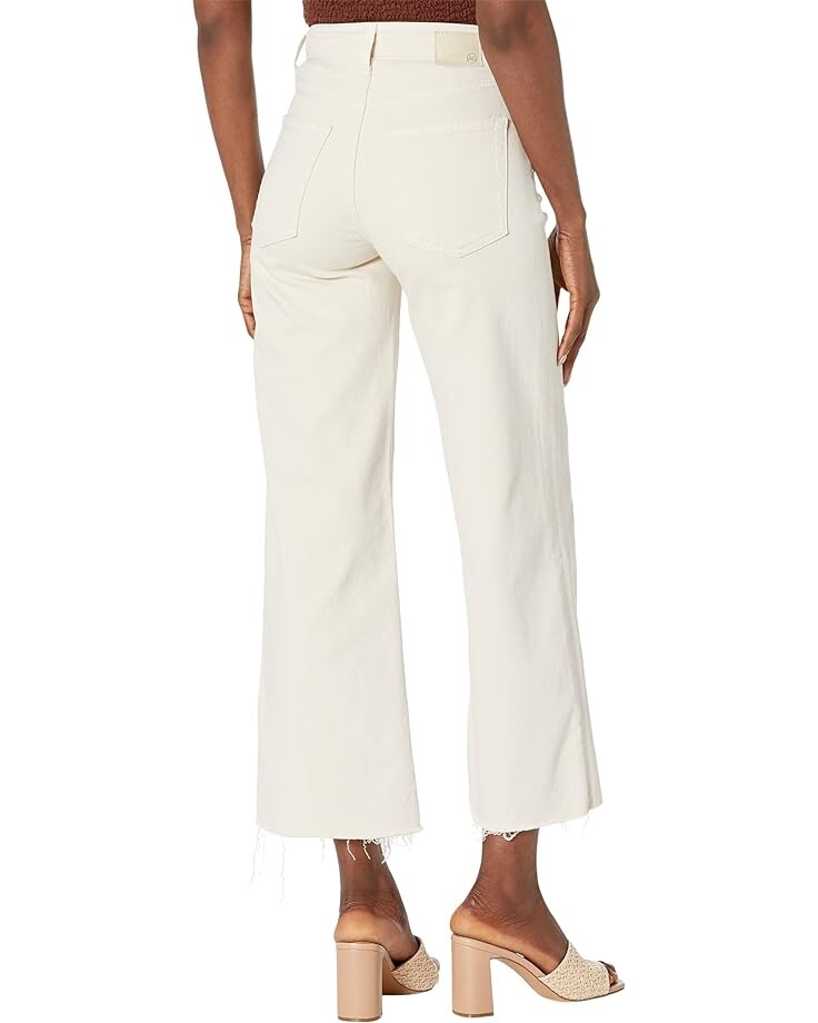 

Джинсы AG Jeans Saige Wide Leg Crop in Dried Spring, цвет Dried Spring