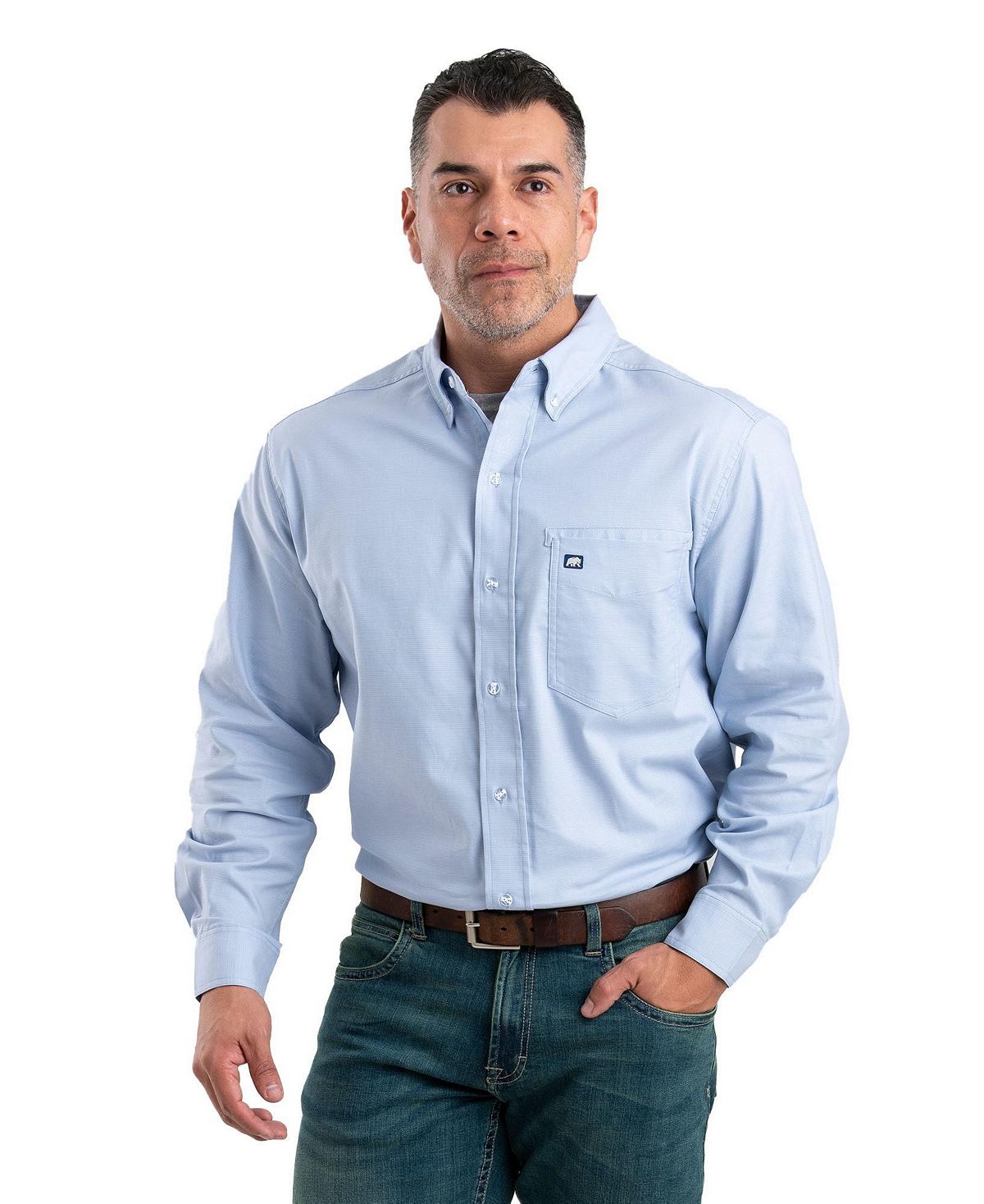 Мужская рубашка на пуговицах с длинным рукавом Foreman Flex Berne 2x 9005 светодиодные фары 6000k лампы для honda foreman 500 trx500fm 2005 2019 foreman 450 500 4x4 02 04 05 14