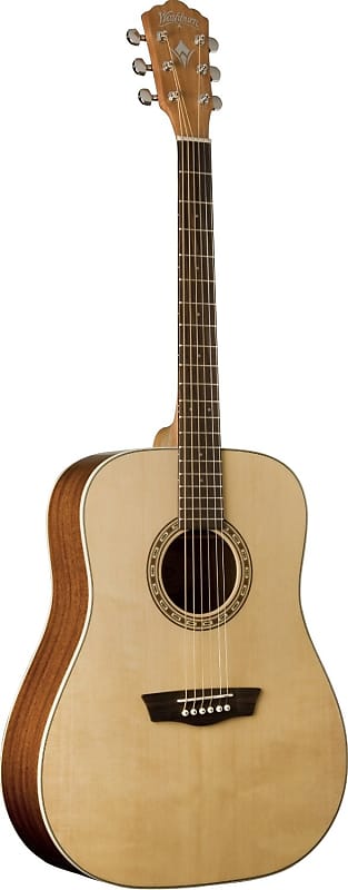 Акустическая гитара Washburn WD7S Harvest Series Dreadnought Acoustic Guitar - Natural Gloss