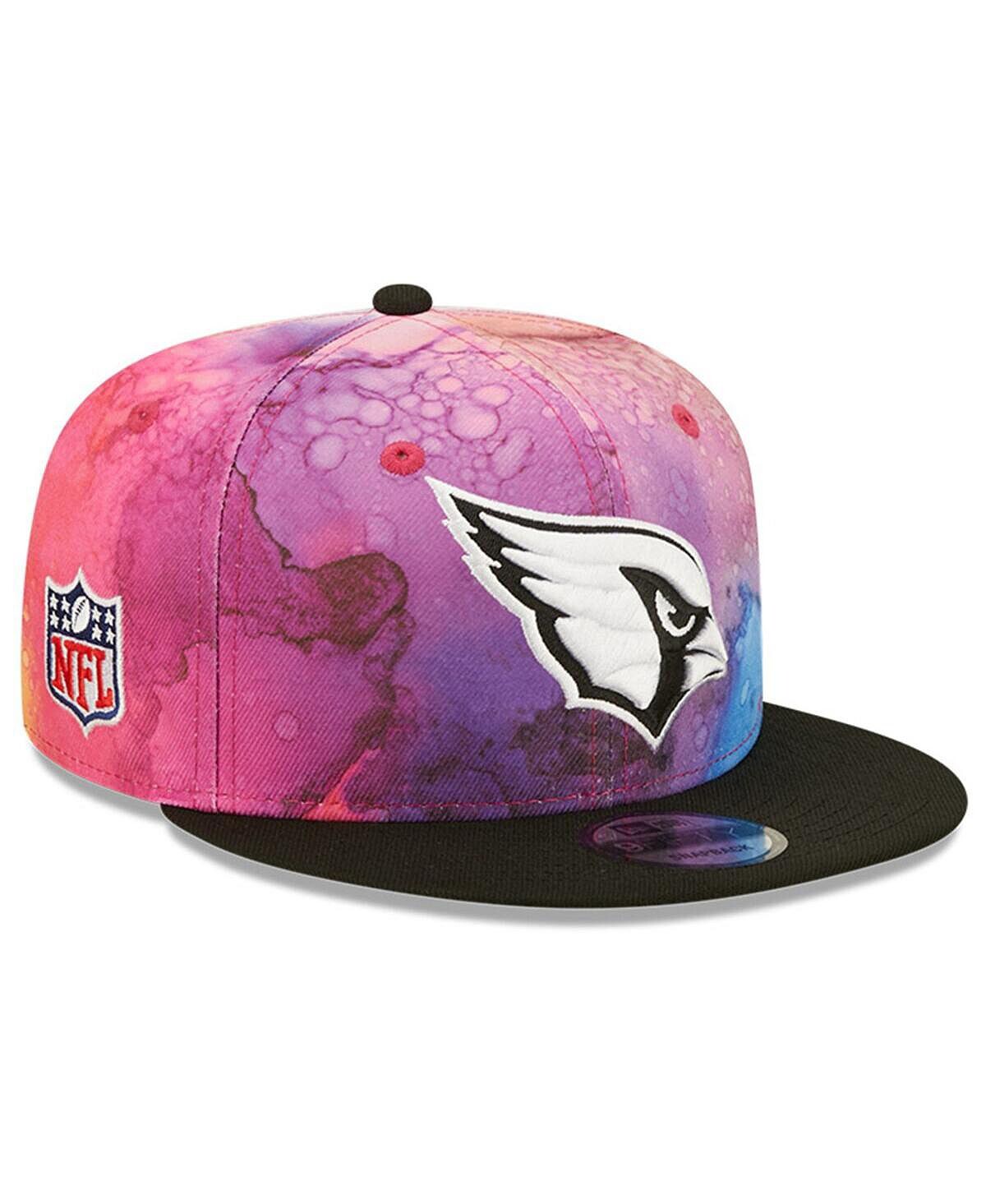 

Мужская розовая и черная кепка Snapback Arizona Cardinals 2022 NFL Crucial Catch 9FIFTY New Era