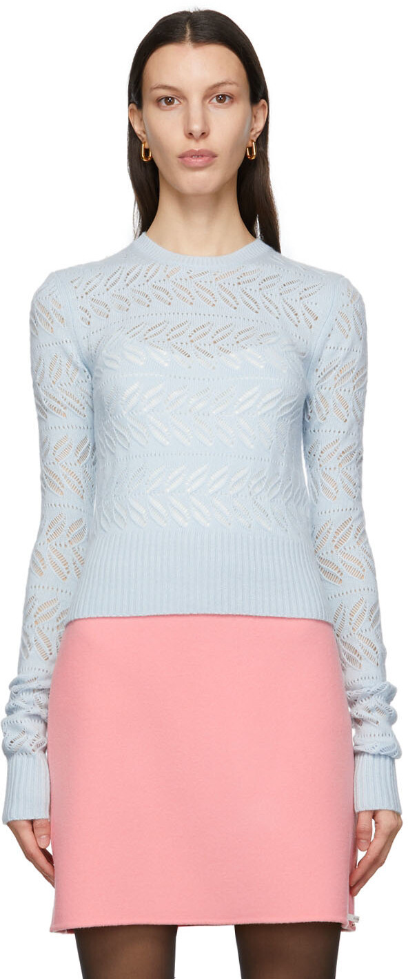 

Синий свитер из бризы Sportmax