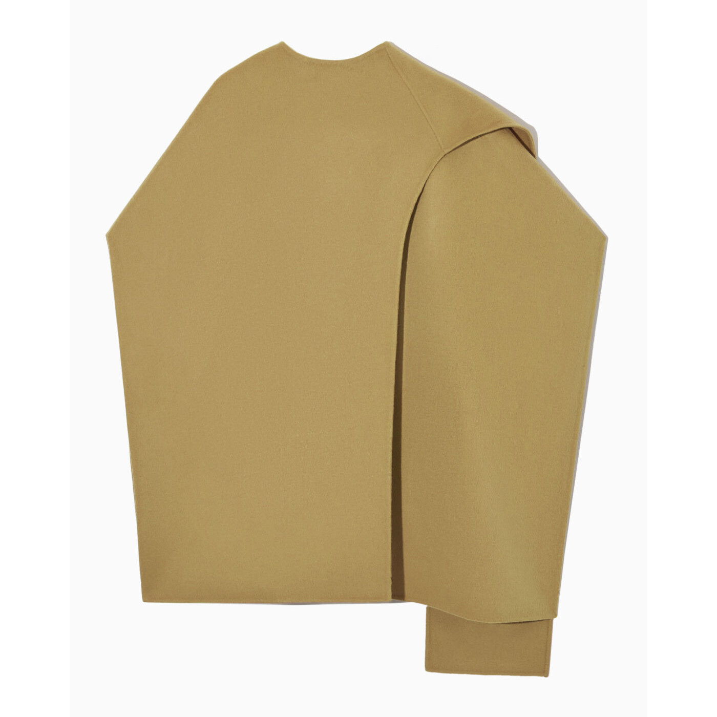 

Накидка COS Wool-blend, светло-коричневый