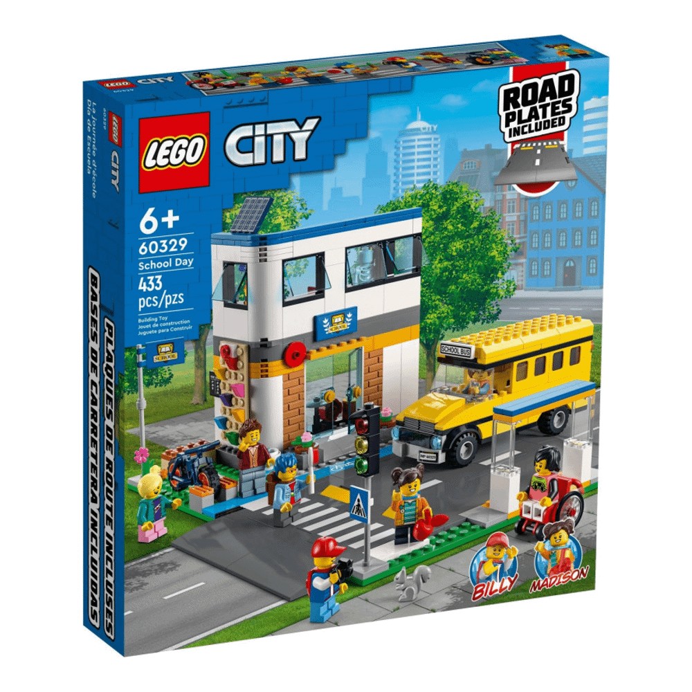 Конструктор LEGO City 60329 Школа со школьным автобусом - фото