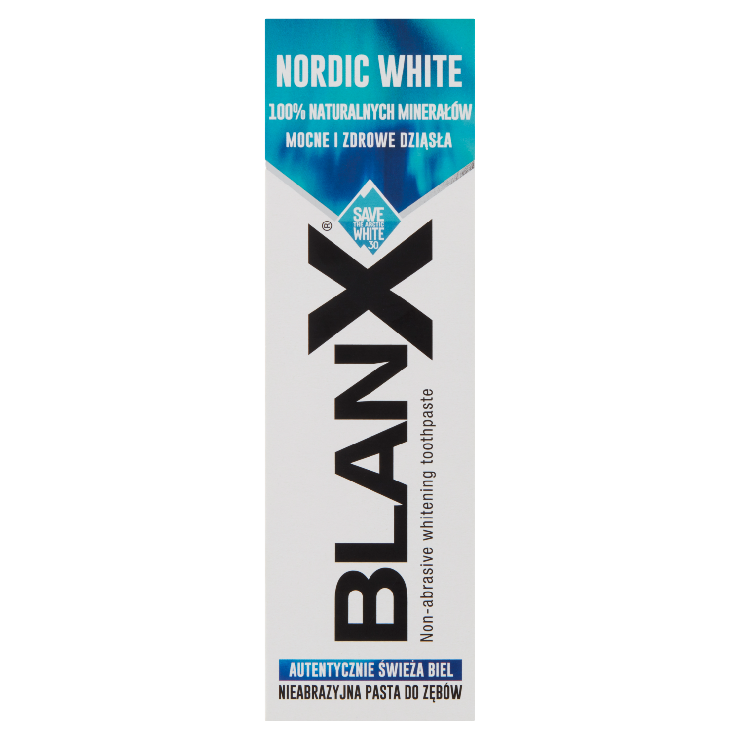 цена Blanx Nordic White зубная паста неабразивная, 75 мл