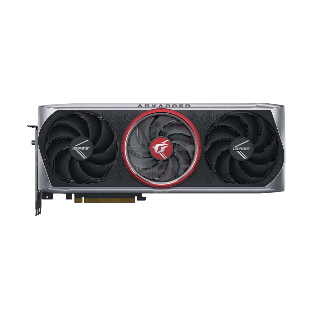 

Видеокарта Colorful iGame RTX 4090 D Advanced, 24 ГБ, серебристый, черный, красный