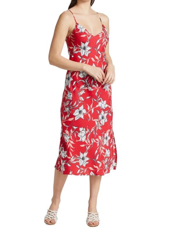 

Платье-комбинация mallory с цветочным принтом rag & bone Red floral