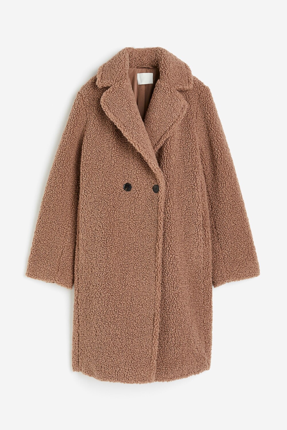

Пальто H&M Pile, темно-бежевый