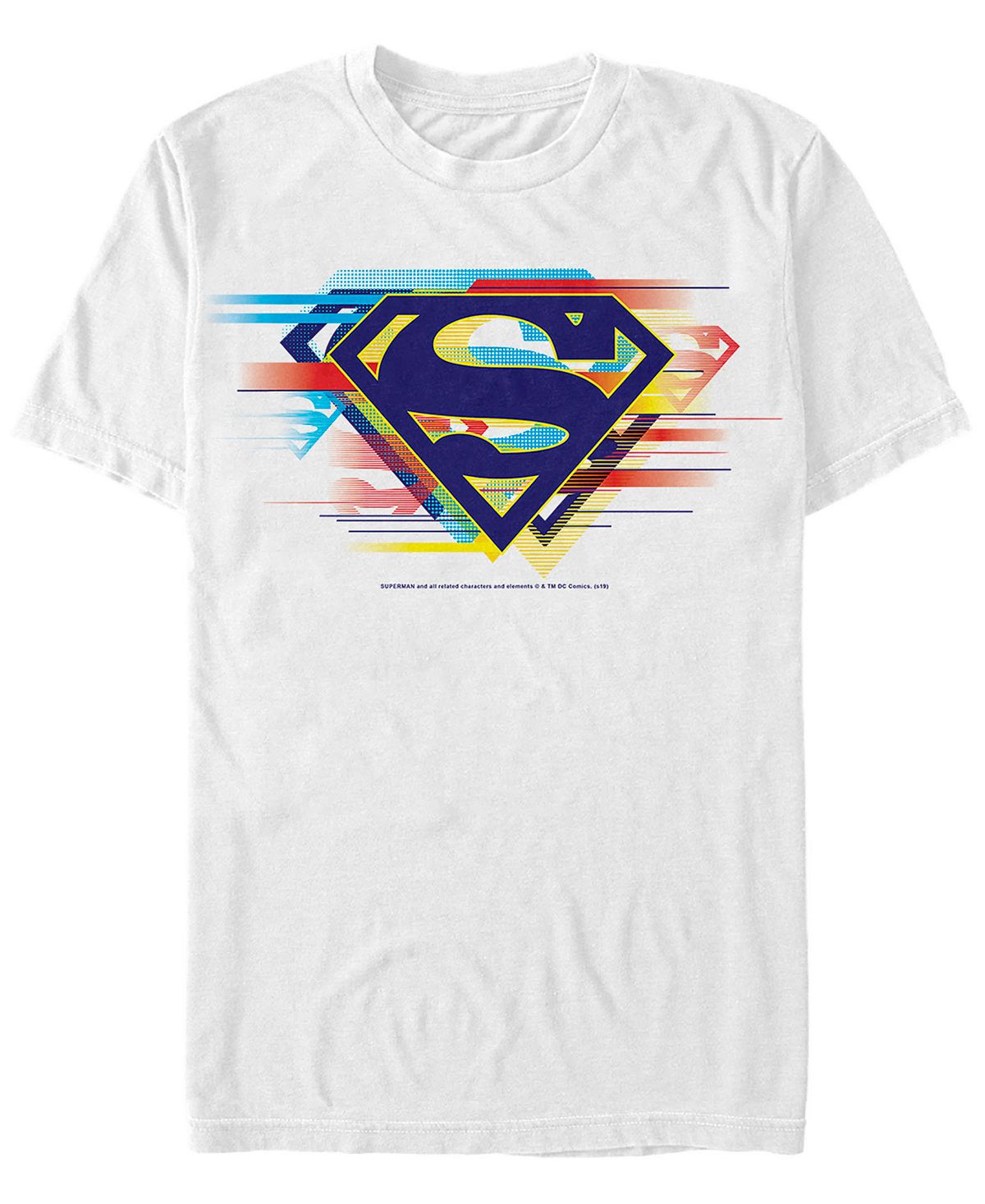 Мужская футболка с коротким рукавом с логотипом супермена dc Fifth Sun, белый цена и фото