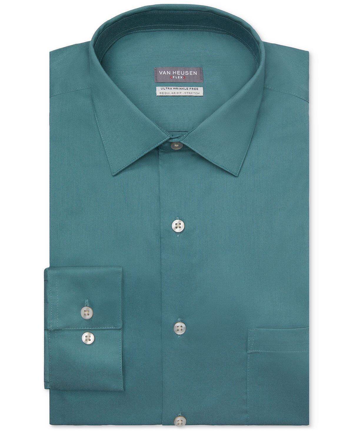 

Мужская классическая рубашка ultraflex стандартного кроя Van Heusen, зеленый
