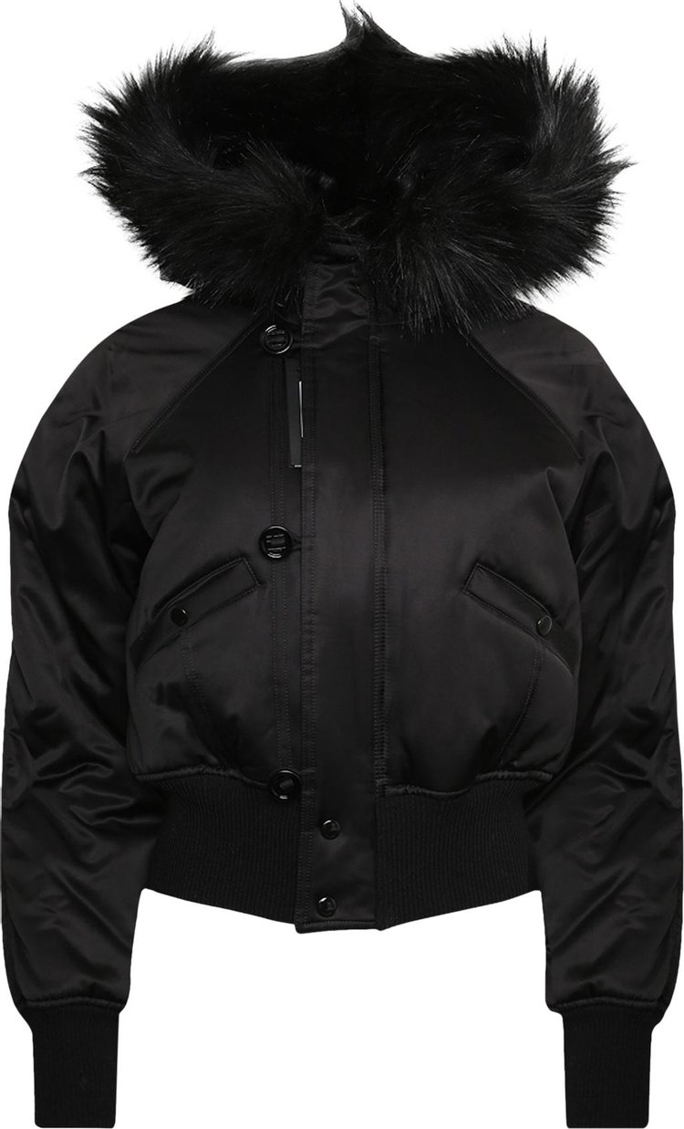 Куртка Saint Laurent Bomber Jacket 'Noir', черный