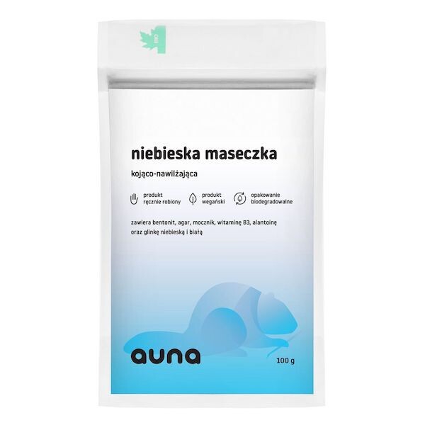 

Auna успокаивающая и увлажняющая маска для лица с ниацинамидом и мочевиной, 100 г