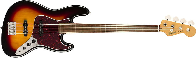 

Squier Classic Vibe '60s Jazz Bass Безладовый, накладка на гриф Laurel, 3 цвета Sunburst Vintage Modified Jazz Bass Fretless