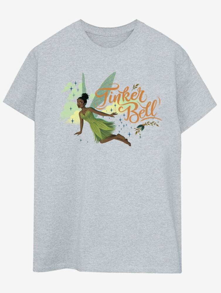 

Серая футболка для взрослых NW2 Disney Peter Pan & Wendy Tinker Bell George., серый