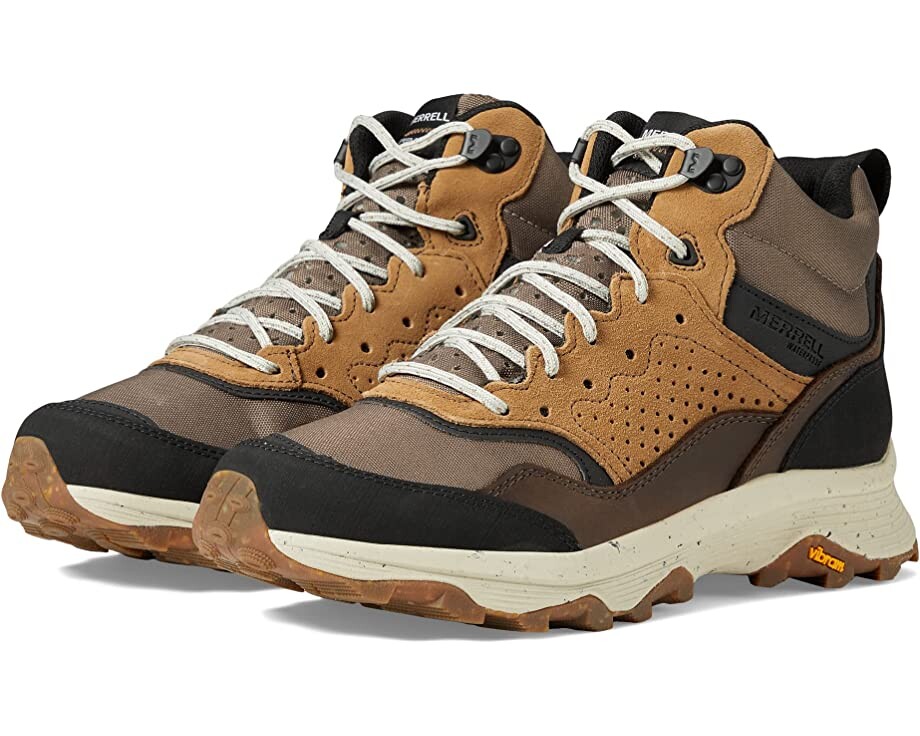 

Кроссовки Speed Solo Mid WP Merrell, земля, Коричневый