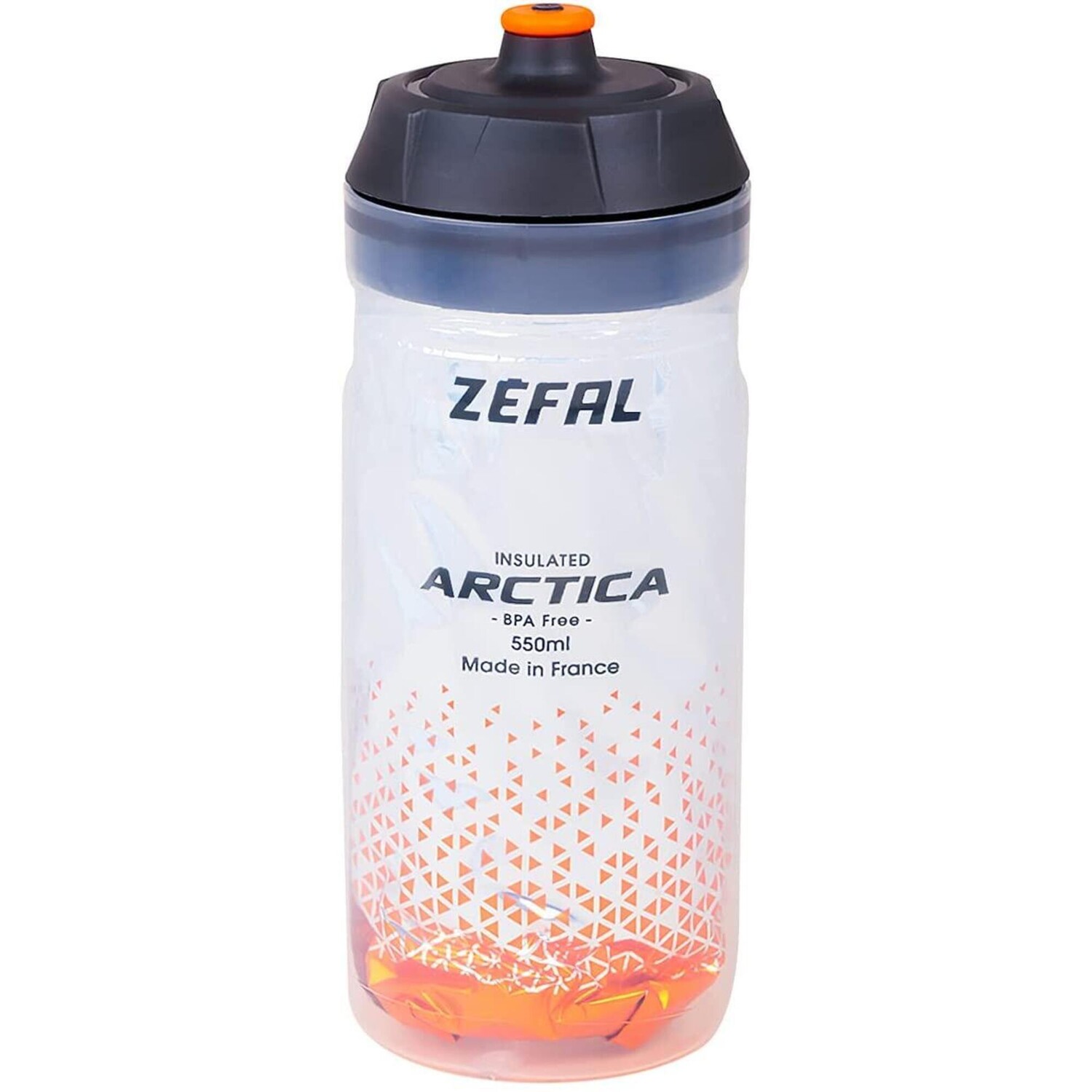 

Изотермическая бутылка для велосипеда Arctica ZEFAL - 550 мл, оранжевый / серый / оранжевый