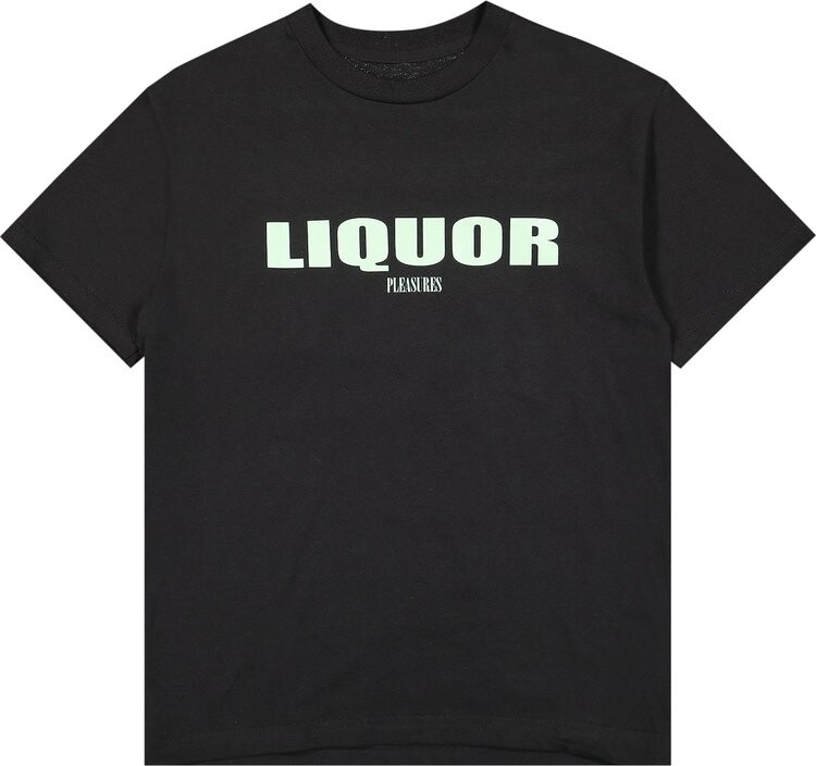 

Футболка Pleasures Liquor T-Shirt 'Black', черный