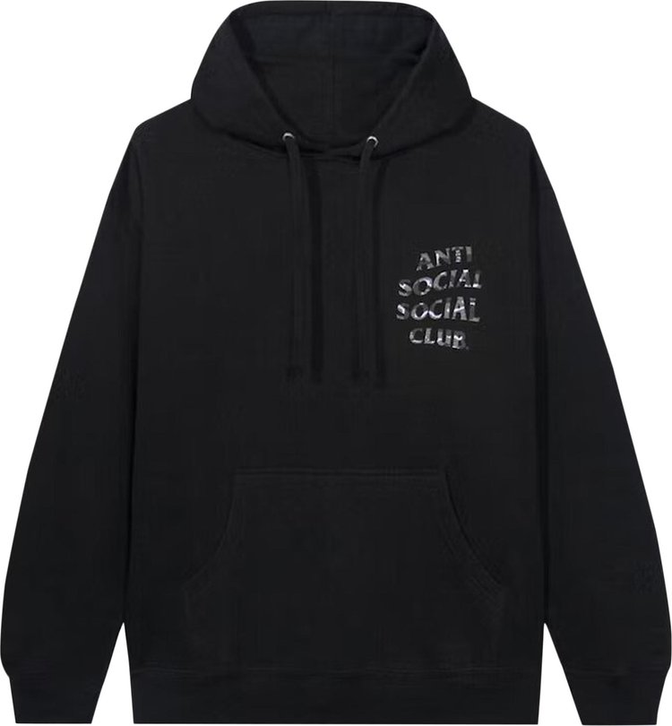 Худи Anti Social Social Club Plain Sight Hoodie 'Black', черный - фото