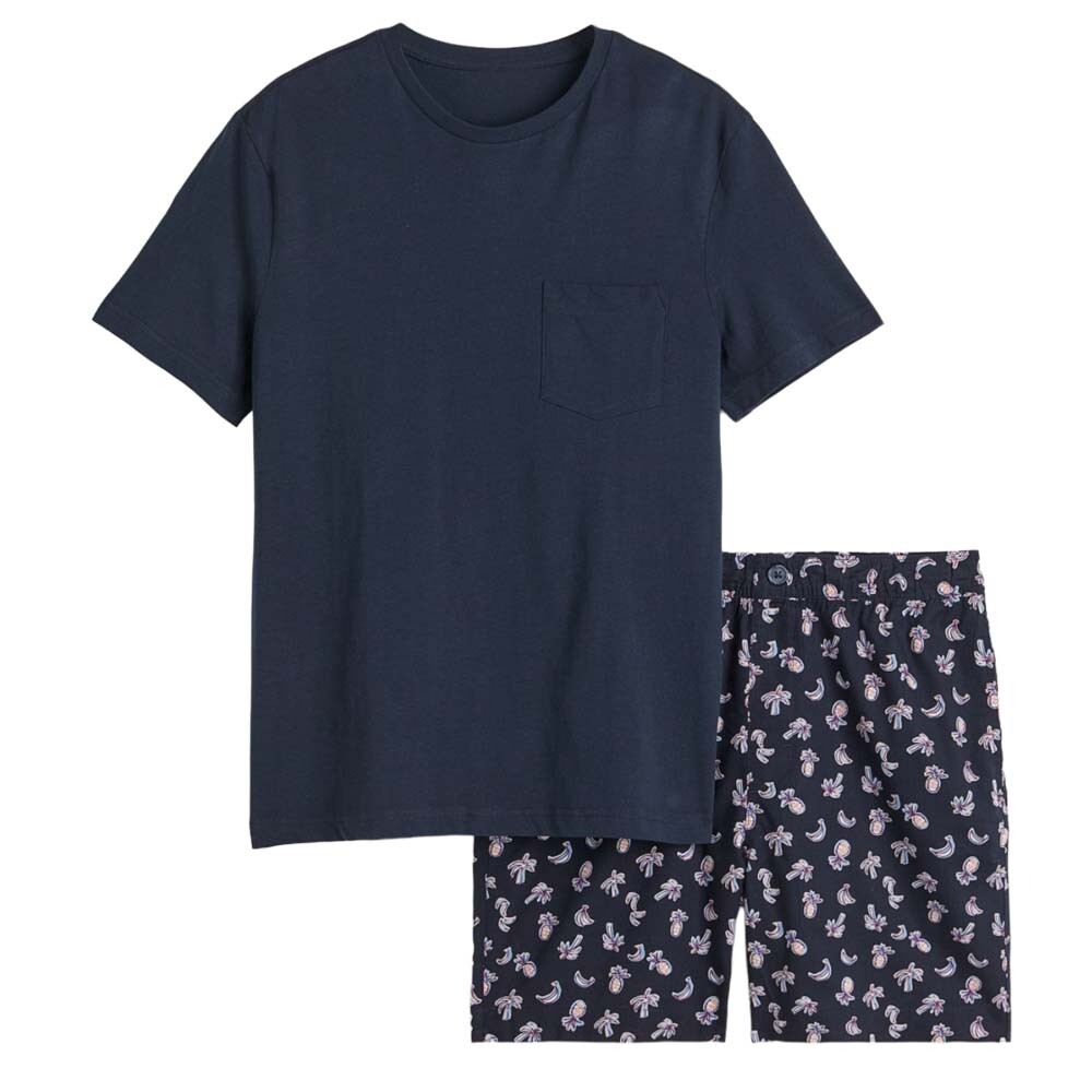 

Пижама H&M T-shirt And Shorts, темно-синий