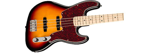 

Squier Paranormal Jazz Bass '54, кленовый гриф, черепаховая накладка, 3 цвета Sunburst 0377100500