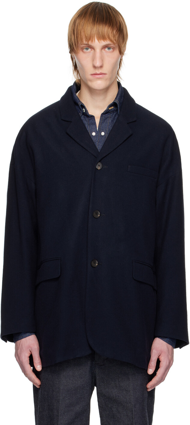 

Темно-синий блейзер Hammons Visvim