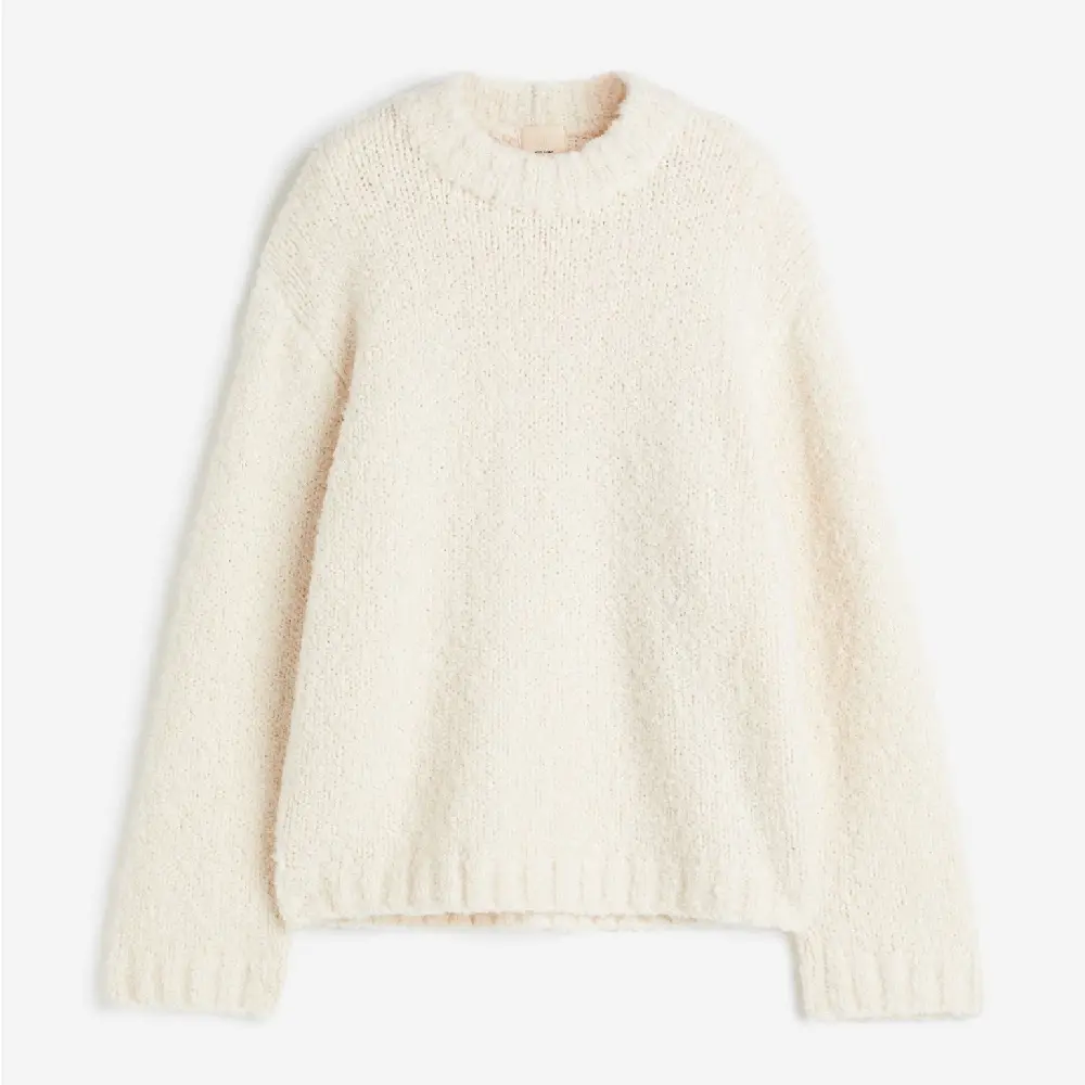 

Свитер H&M Oversized, кремовый, Бежевый