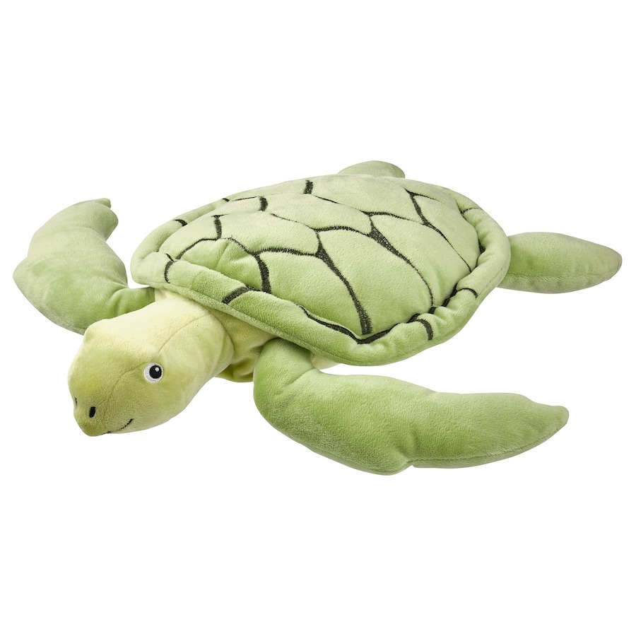 Мягкая игрушка Ikea Blavingad Turtle, 44 см, зеленый цена и фото