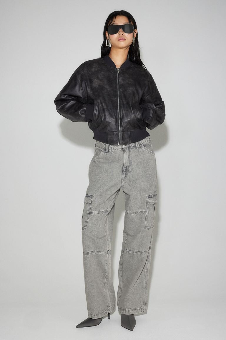 

Джинсовые брюки карго H&M