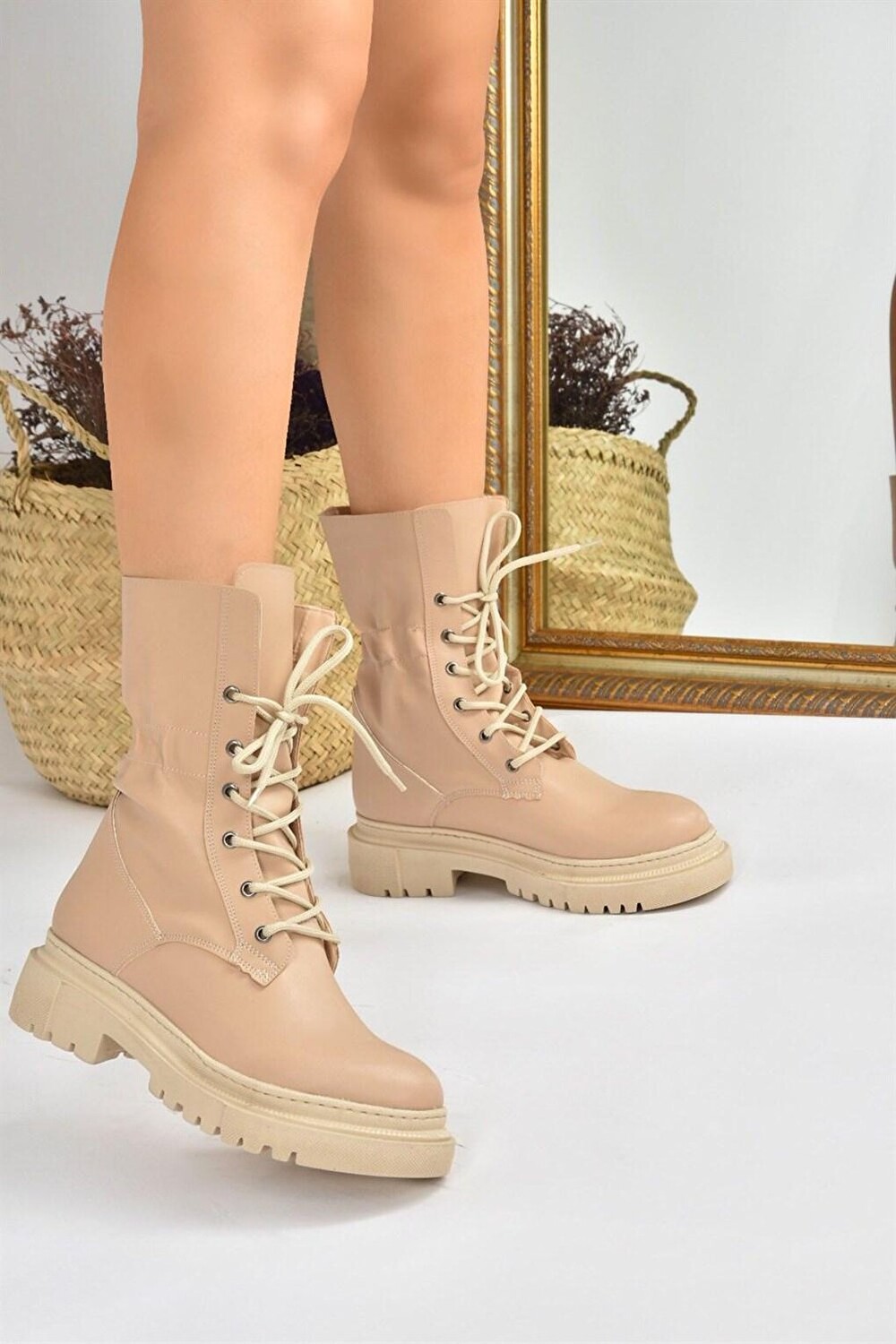 

L9731889 Светло-коричневые женские ботинки Fox Shoes, Коричневый