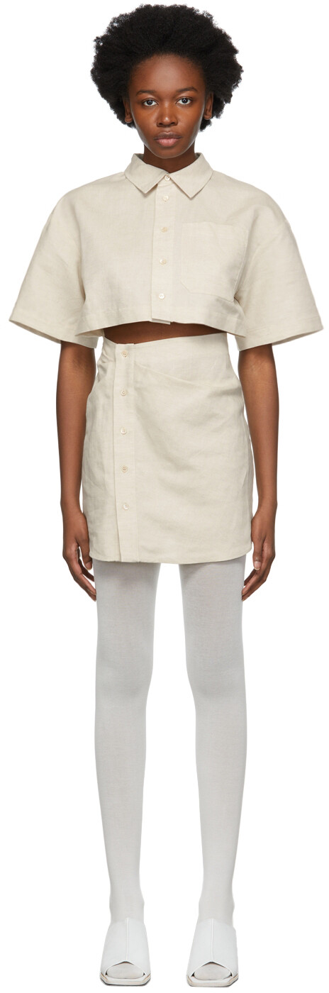 

Бежевое платье 'La Robe Arles' Jacquemus