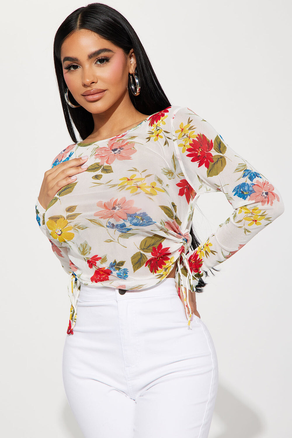 

Топ Fashion Nova 725091, белый