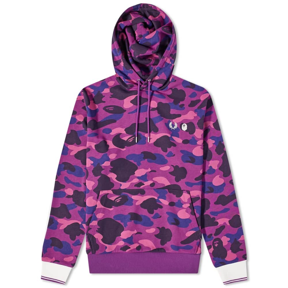 

Толстовка Fred Perry x BAPE Popover Hoody, Фиолетовый