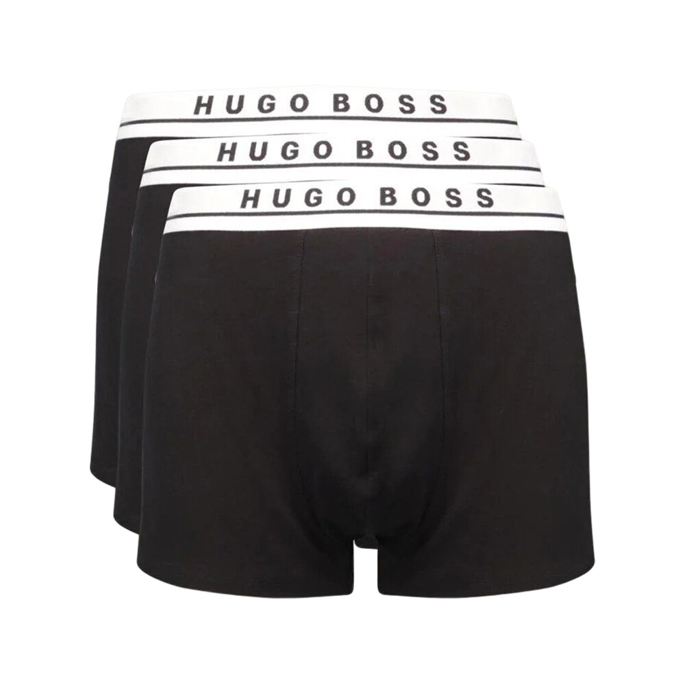 

Комплект боксеров Hugo Boss Logo Waistbands, 3 предмета, черный