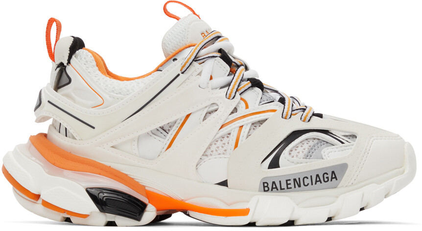 

Оранжево-белые кроссовки Balenciaga