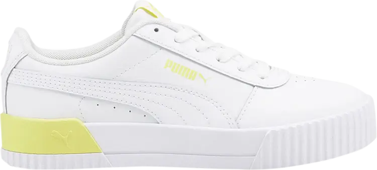 

Кроссовки Puma Carina Big Kid White Lemon Sherbert, белый