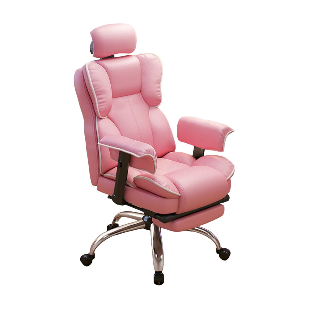 

Игровое кресло Yipinhui P505, алюминий, розовый/белый