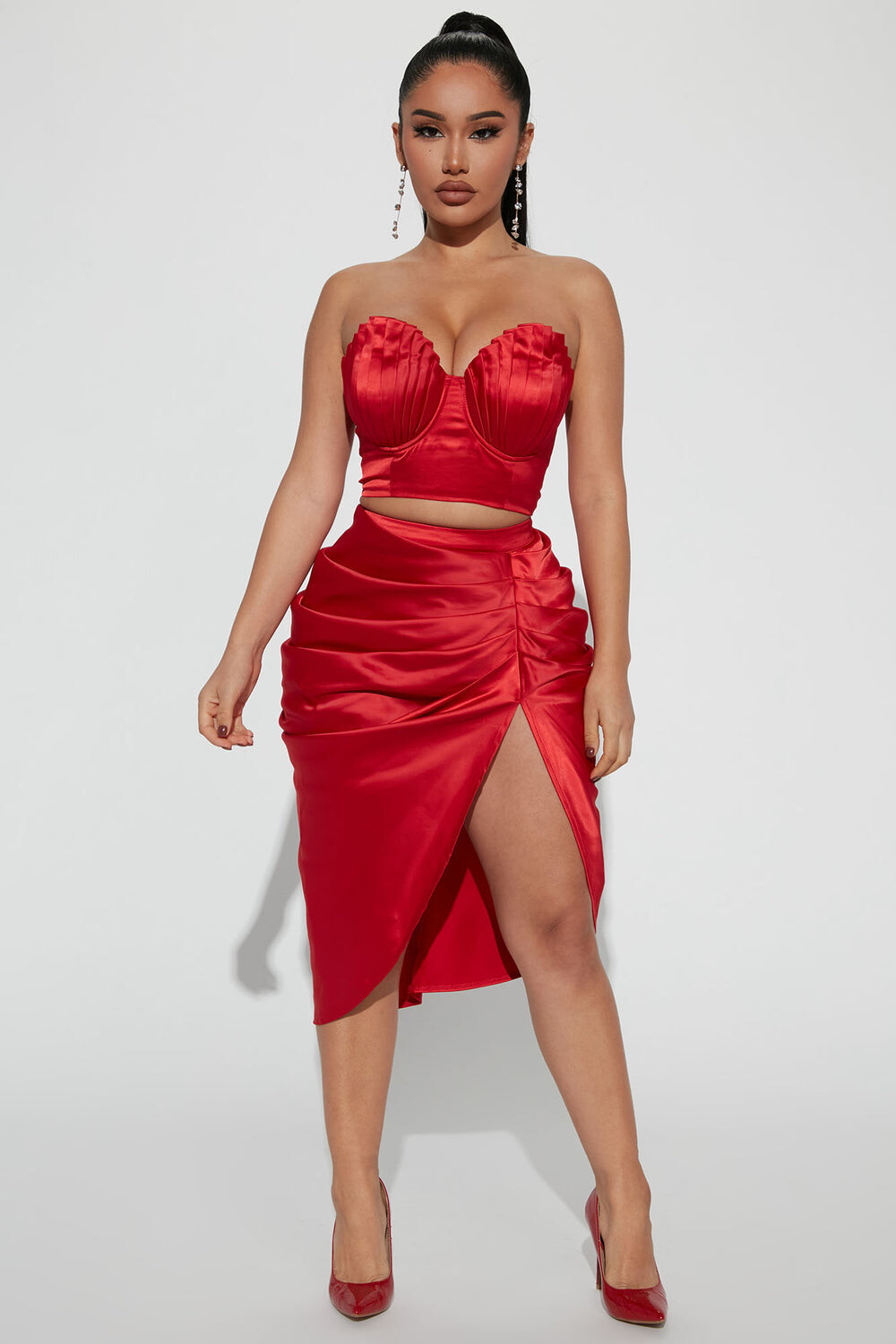 

Юбка Fashion Nova BZ9170, красный