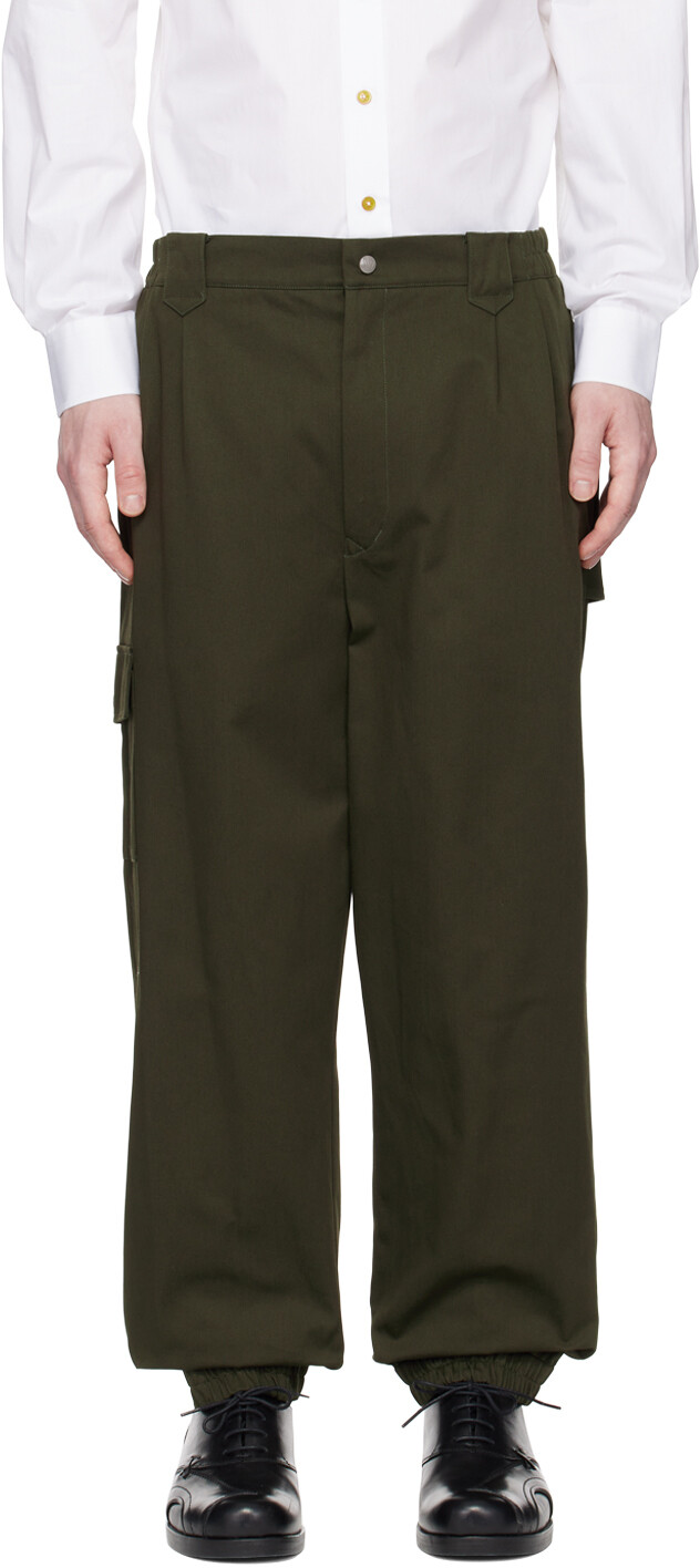 

Брюки-карго цвета хаки Back Door Combat Vivienne Westwood